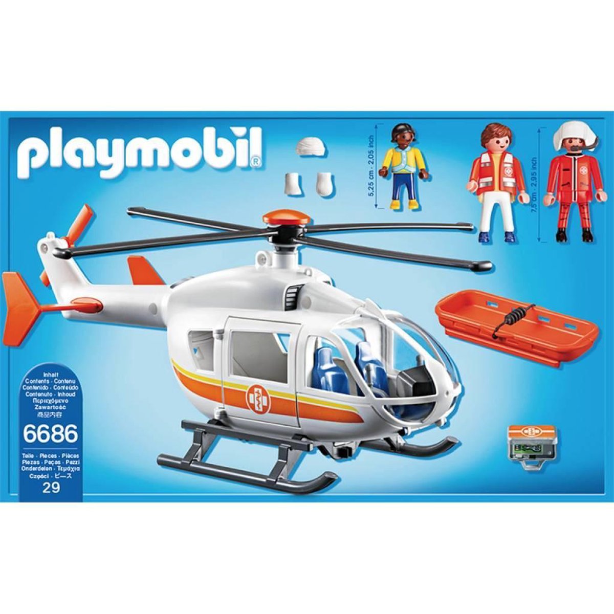 forråde Humanistisk pustes op Playmobil Traumahelikopter - 6686 | bol.com