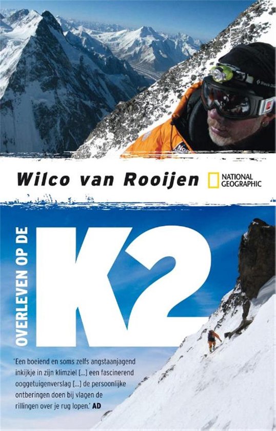 Cover van het boek 'Overleven op de K2' van Wilco van Rooijen