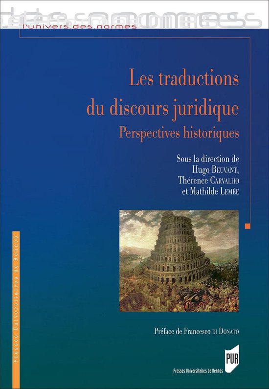 Les traductions du discours juridique - cover