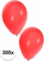 Rode ballonnen 300 stuks