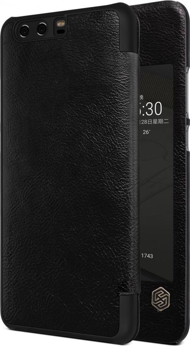 Nillkin Qin Series Flip Hoesje Huawei P10 Plus Zwart