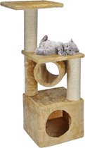 Haushalt 49051 - Katten Krabpaal met speeltunnel 30x30x92 cm