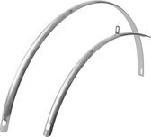 Curana CLite Mudguard 28" 45mm, silver