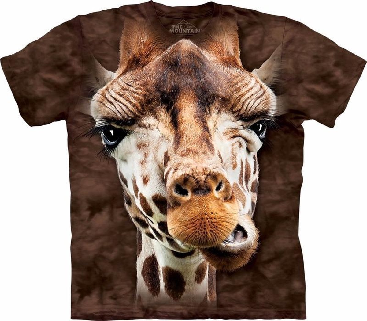 Kinder T-shirt giraffe bruin 116-128 (M) | bol.com