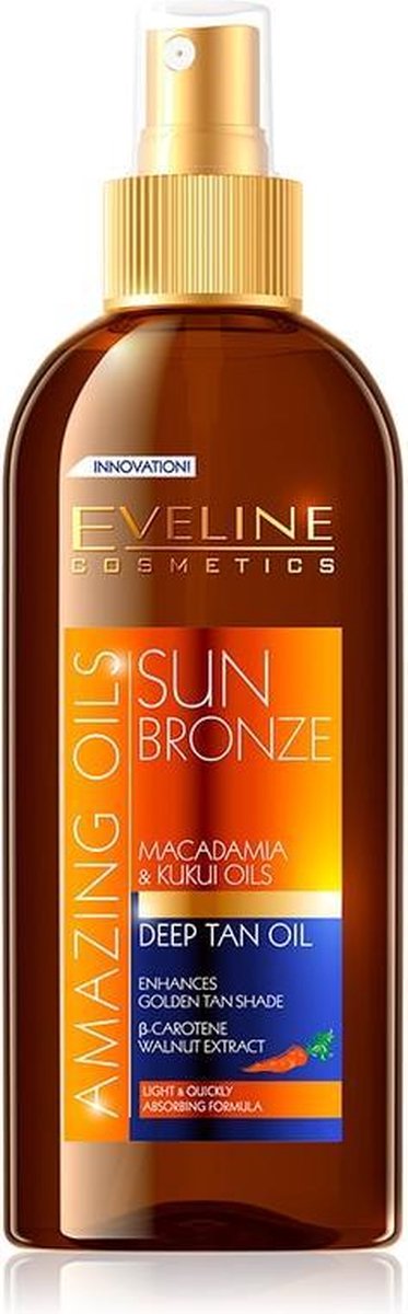 Eveline Cosmetics Amazing Oils Sun Bronze Deep Tan Oil 150ml.