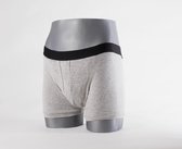 Heren Contence Hip collectie wasbare incontinentie boxer short grijs maat XL
