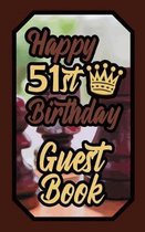 Happy 51st Birthday Guest Book