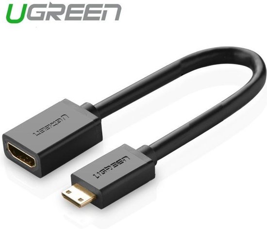 HDMI naar Mini HDMI Adapter kabel - 4K 60 Hz - 22 cm | bol.com