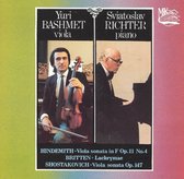 Hindemith: Viola sonata in F; Britten: Lachrymae; Shostakovich: Viola Sonata