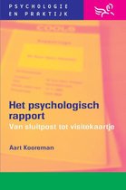 Psychologie & praktijk - Het psychologisch rapport