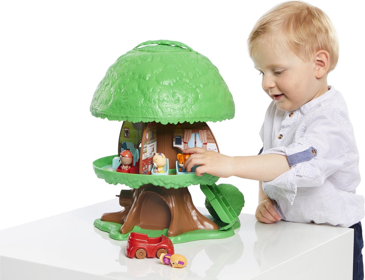 Klorofil Magische Speelboom – Interactief kinderspeelgoed – Dieren Speelgoed - Speelgoed vanaf 18 maanden – Inclusief 2 dieren: Eliot de Vos & Ruby de Beer – 15-Delig — afbeelding 5