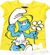 De Smurfen Meisjes T-shirt - Geel - Maat 92