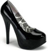 Bordello Pumps -39 Shoes- TEEZE-06 US 9 Zwart