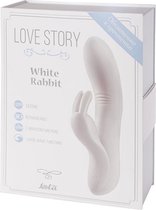 Lola Toys - Love Story - Rabbit Vibrator - G-Spot Clitoris Stimulator - Oplaadbaar - 21cm - Wit