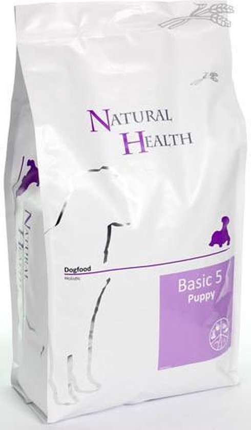 Natural Health Droogvoer Hondenvoeding Natural Health Dog Basic 5 Puppy holistisch - premium
