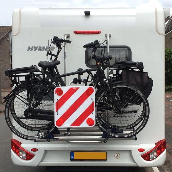ProPlus Markeringsbord aluminium - 50x50 cm - Geschikt voor Italië - Verplicht bij fietsvervoer van ProPlus — afbeelding 4