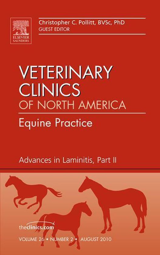 Advances In Laminitis, Part Ii, An Issue Of Veterinary Clini ... - cover