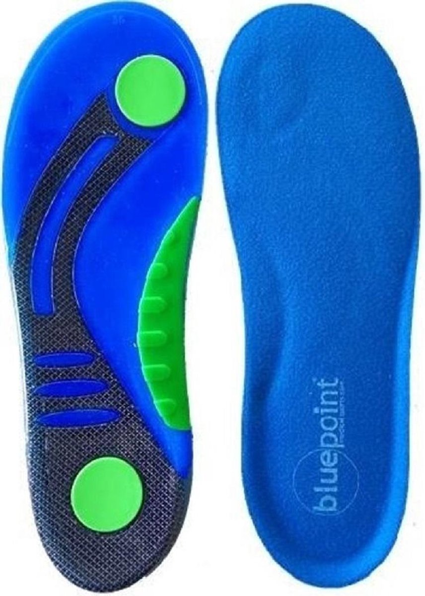 Bluepoint Inlegzolen Gel Unisex Blauw Maat 36/37