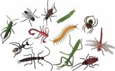 Halloween -  24x Plastic insecten - Nep insecten - Speelgoed dieren van kunststof