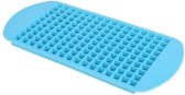 Blauwe mini ijsblokjes maker - IJsblokjes vorm/ijsklontjes vorm 160 klontjes