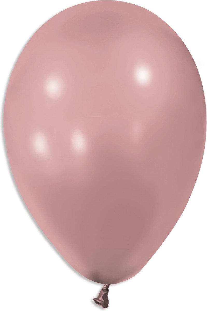 GLOBOLANDIA - 50 metallic roségouden ballonnen