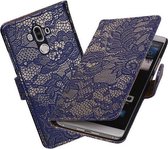 BestCases.nl Huawei Mate 9 Lace booktype hoesje Blauw