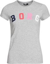 Björn Borg dames t-shirt Tee - grijs-38