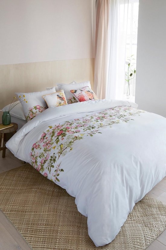 Marjolein Bastin Rozentuin dekbedovertrek - Lits-Jumeaux XL - 260x200/220 - Multi van Merkloos — afbeelding 4