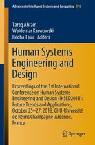 Advances in Intelligent Systems and Computing 876 - Human Systems Engineering and Design