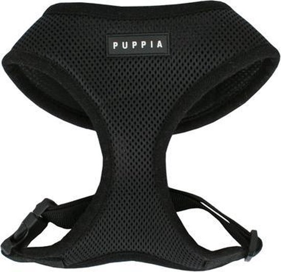 Puppia Hondentuig - Zwart - M - Borstomvang 40-56 cm