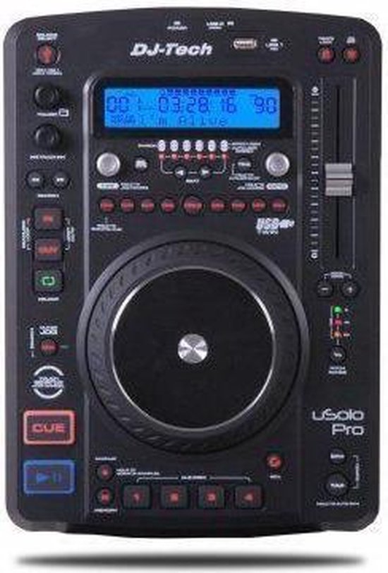 DJTech uSolo Pro Draaitafel Zwart bol