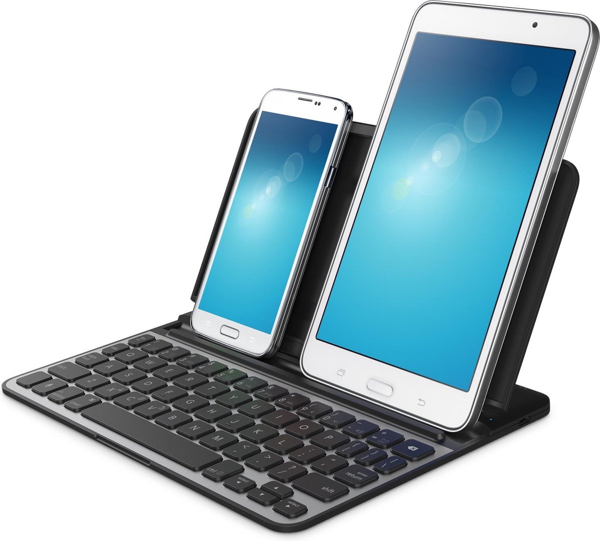 Bedreven Zichzelf Achteruit Belkin Universeel Toetsenbord voor Tablets en Smartphones - AZERTY - Zwart  | bol