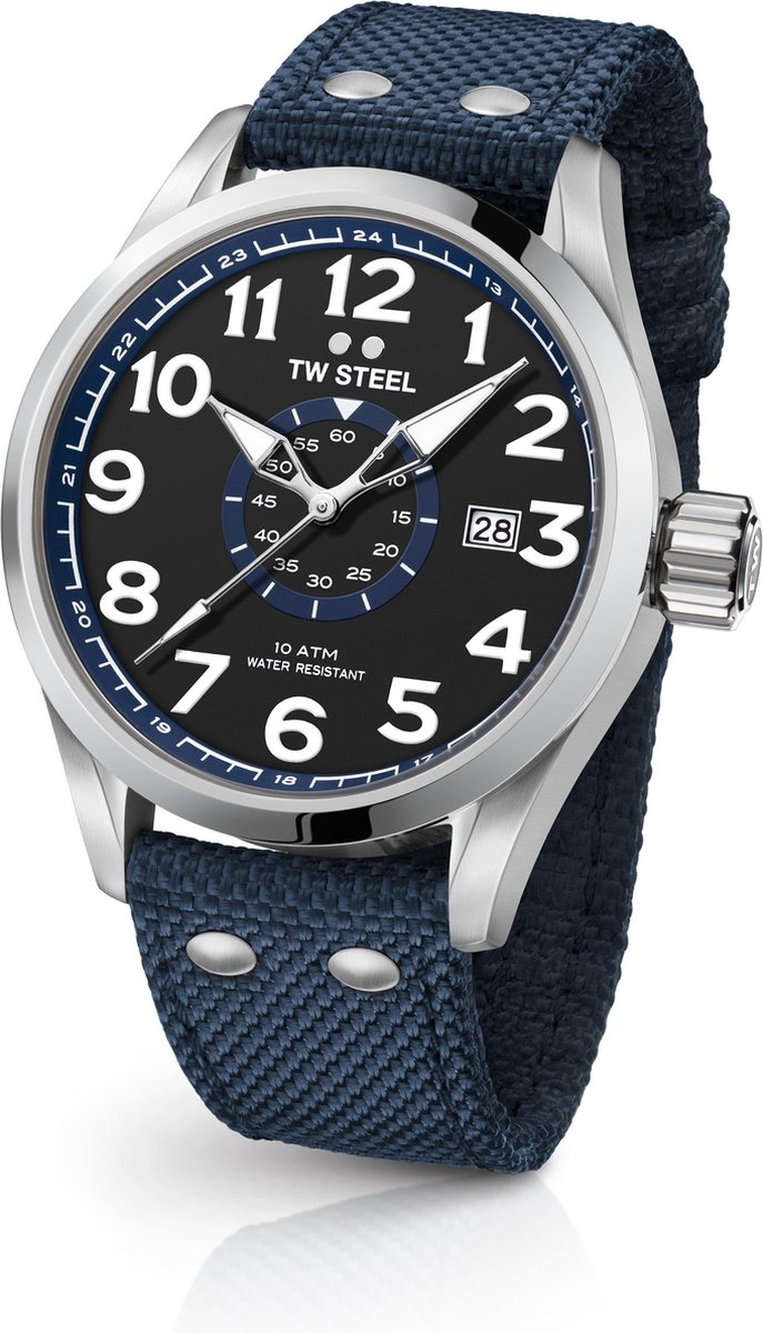 TW Steel Volante VS32 - horloge - heren - zilverkleurig - ⍉48