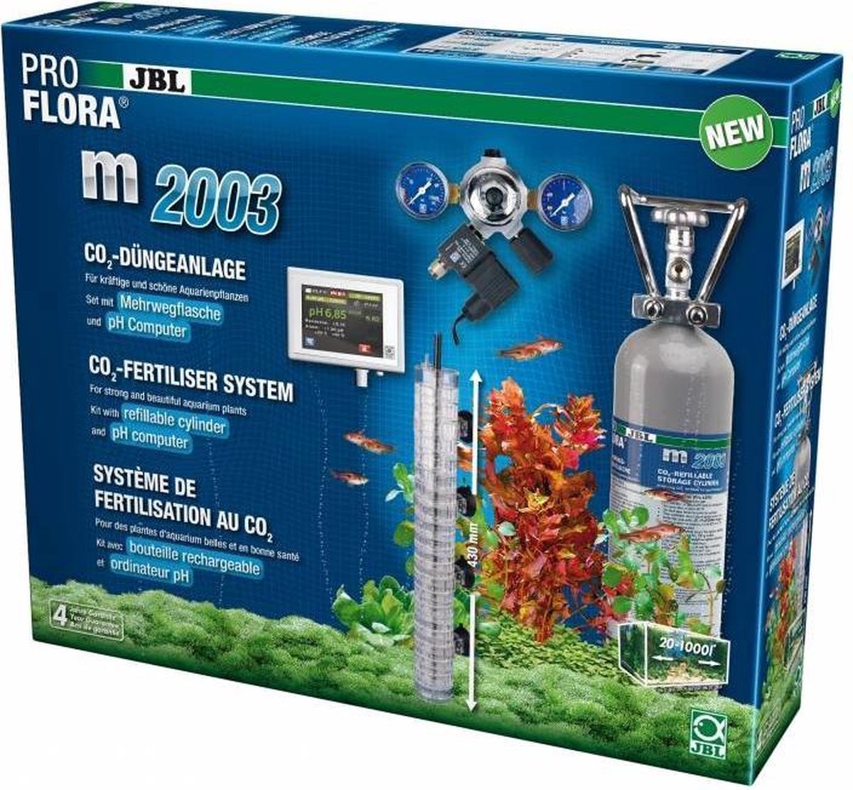 JBL CO2-Anlage Set V - Automatische Düngung Für Aquarienpflanzen