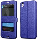 Dubbele View Cover voor HTC One M8 – Blauw