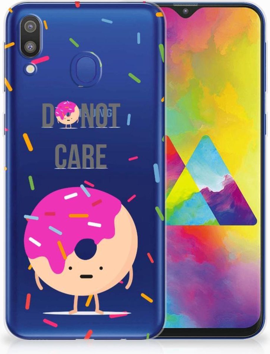 Samsung Galaxy M20 (Power) Siliconen Case Donut Roze