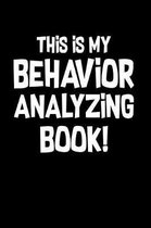 Behavior Analysis Book