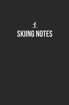Skiing Notebook - Skiing Diary - Skiing Journal - Gift for Skier