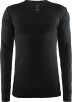 Craft Active Comfort Roundneck Ls Sportshirt Heren - Black Melange