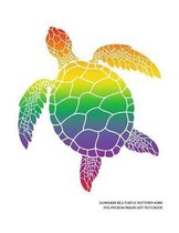Hawaiian Sea Turtle Pattern Honu Polynesian Maori Art Notebook