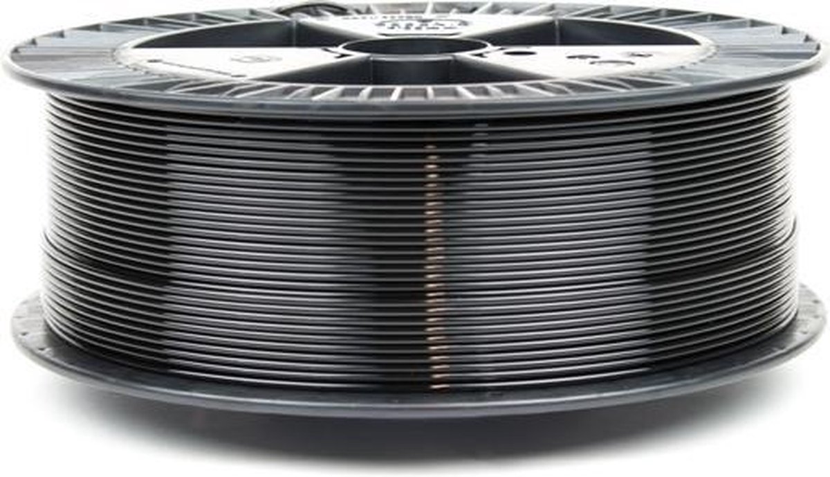 colorFabb Petg Economy Zwart 3D-printerfilament - 2,85 mm - 2200 g - Uitstekende waarde per kilo - Grote spoelopties - Verkrijgbaar in veel kleuren