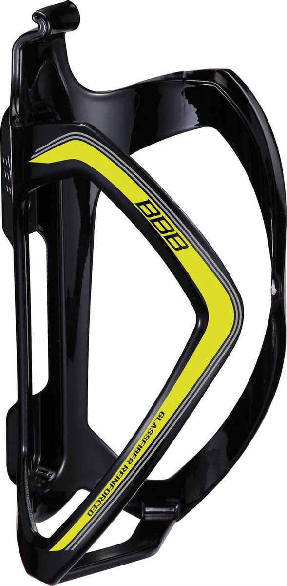 BBB Cycling Bidonhouder Racefiets, Mountainbike - Composiet - Drinkbushouder Zwart/Geel - FlexCage BBC-36