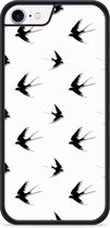iPhone 8 Hardcase hoesje Swallows - Designed by Cazy