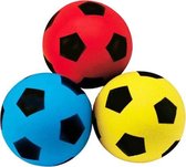 Foamballen 12 cm Rood - Geel - Blauw - 3 stuks
