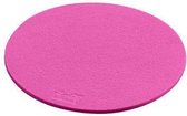 Daff Onderzetter - Vilt - Rond - 20 cm - Pink - Roze