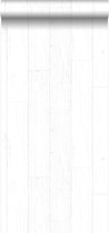 Origin Wallcoverings behangpapier verweerde houten planken mat wit en zilver - 347541 - 53 cm x 10,05 m