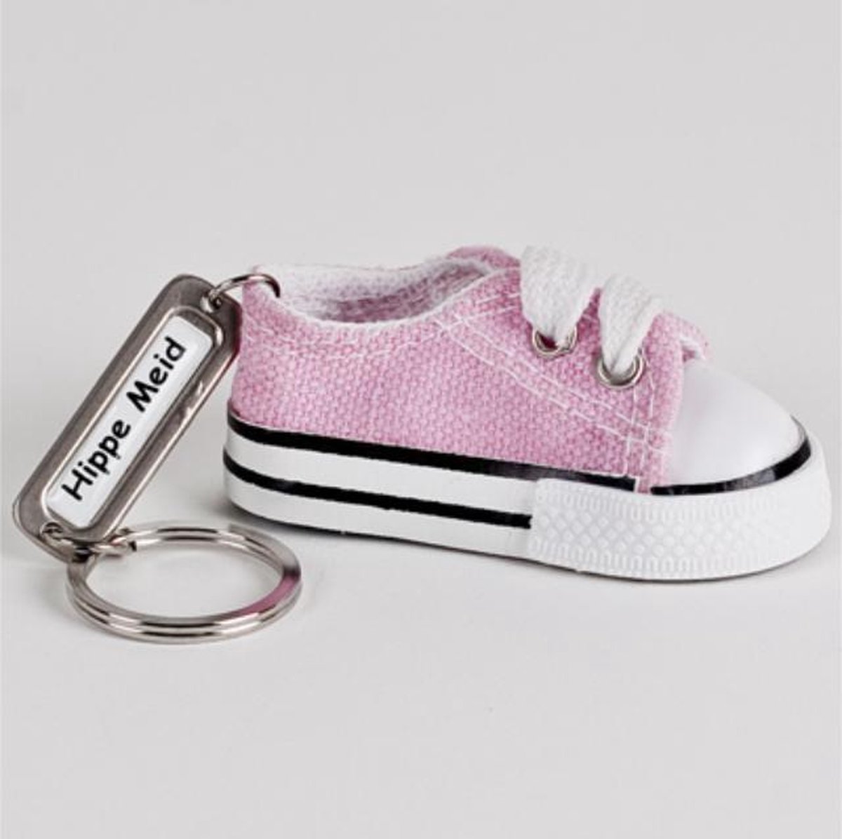 verjaardagscadeau meisje naam sleutelhanger sneakers lage roze schoen |  bol.com