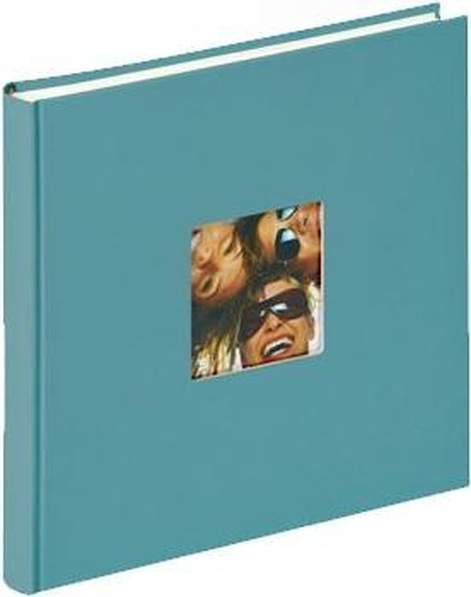 Walther Design FA-205-K Fun - Fotoalbum - 25 x26 - Blauwgroen - 40 pagina's | bol.com