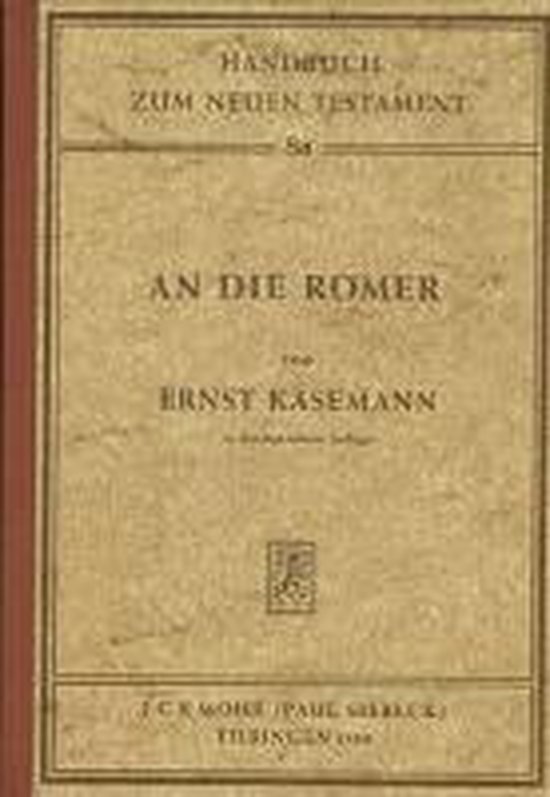 An die Römer - cover