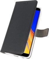 Booktype Telefoonhoesjes - Bookcase Hoesje - Wallet Case -  Geschikt voor Samsung Galaxy J4 Plus - Zwart